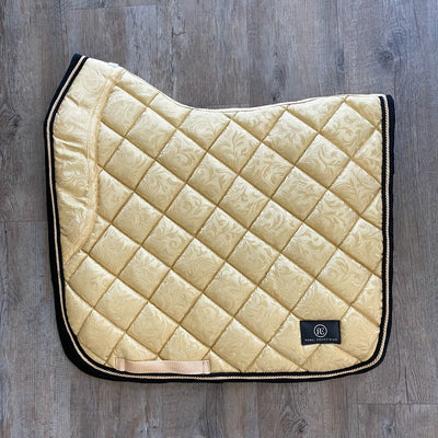 rebel equestrian collection yellow dressage pad