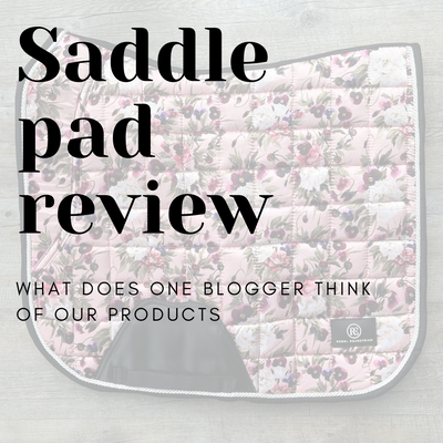 Saddle Pad Review: What does one blogger think of our products?