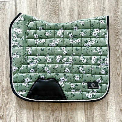Rebel Equestrian sage green dressage saddle pad