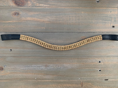 gold brow band
