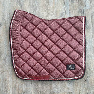 rebel equestrian rose dressage saddle pad